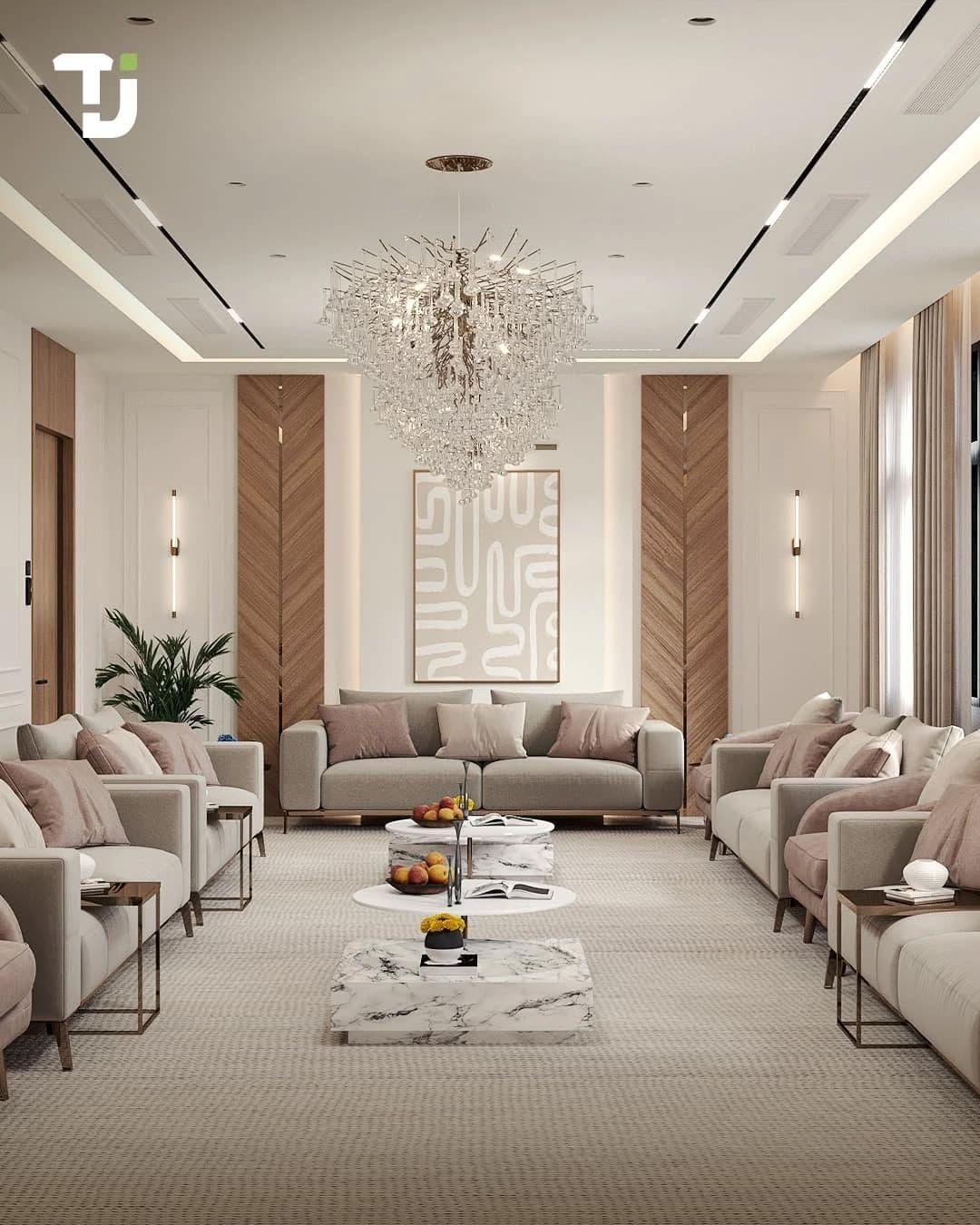 التشطيبات الداخلية والديكور